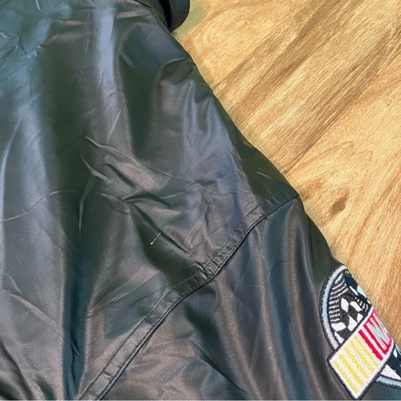 Chase Authentics NASCAR Home Depot Tony Stewart Faux Leather Jacket Mens Large - Picture 12 of 16